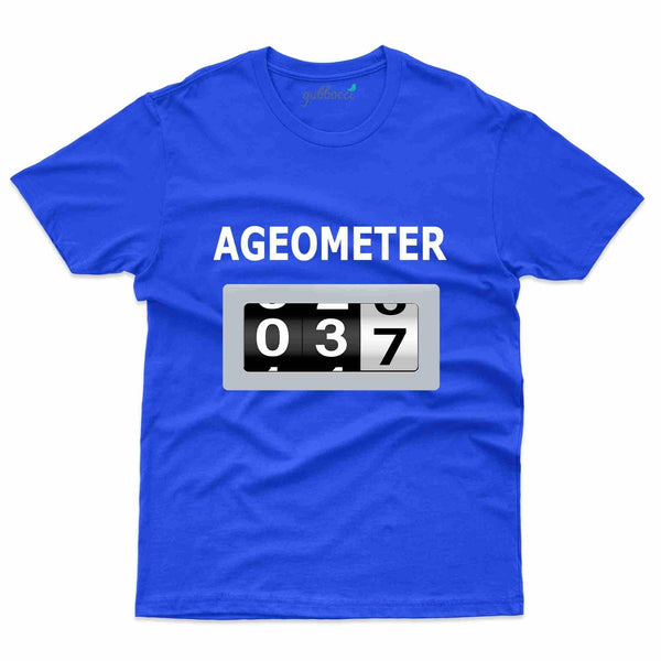 Ageometer T-Shirt - 37th Birthday Collection - Gubbacci-India