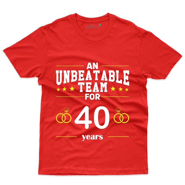 An Unbeatable Team T-Shirt - 40th Anniversary Collection - Gubbacci-India