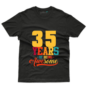 Being Awesome 5 T-Shirt - 35th Birthday Collection