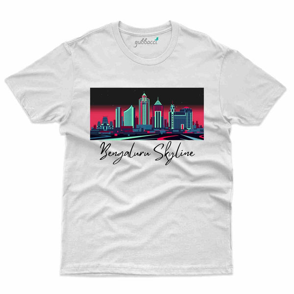 Bengaluru Skyline T-Shirt - Bengaluru Collection - Gubbacci-India
