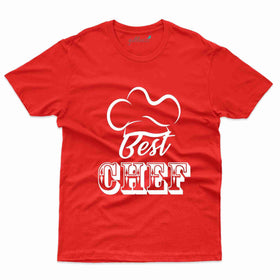 Best Chef Red T-Shirt - Cooking Lovers Collection