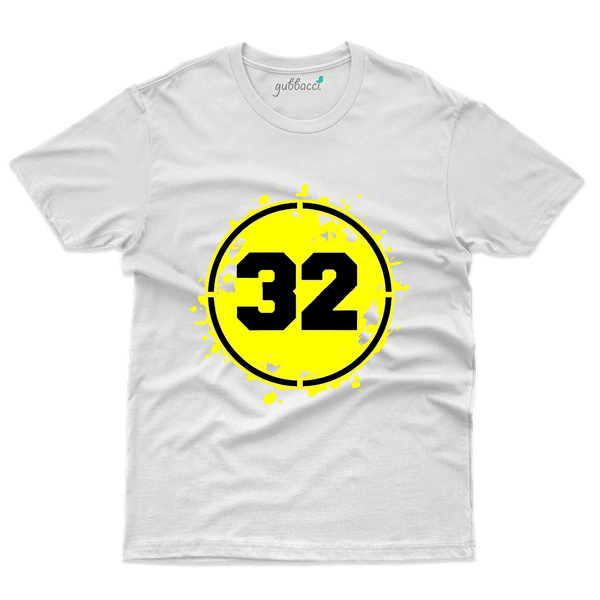 Black And Yellow T-Shirt - 32th Birthday Collection - Gubbacci-India