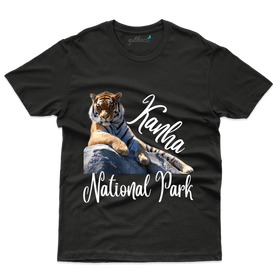 Black National Park T-Shirt -Kanha National Park Collection