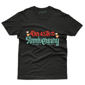 Black Our Anniversary T-Shirt - 45th Anniversary Collection