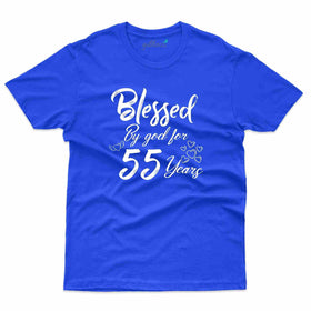 Blessed 55 T-Shirt - 55th Birthday Collection