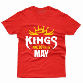 Born in May T-Shirt - May Birthday T-Shirt Collection