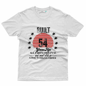 Built 54 T-Shirt - 54th Birthday Collection