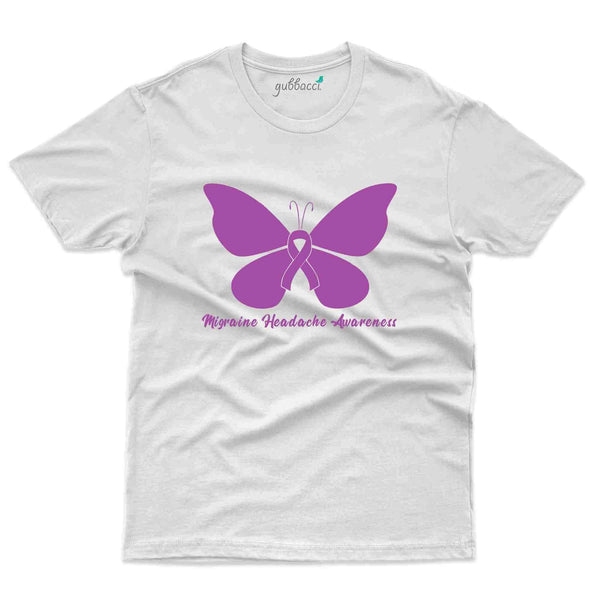 Butterfly 2 T-Shirt- migraine Awareness Collection - Gubbacci