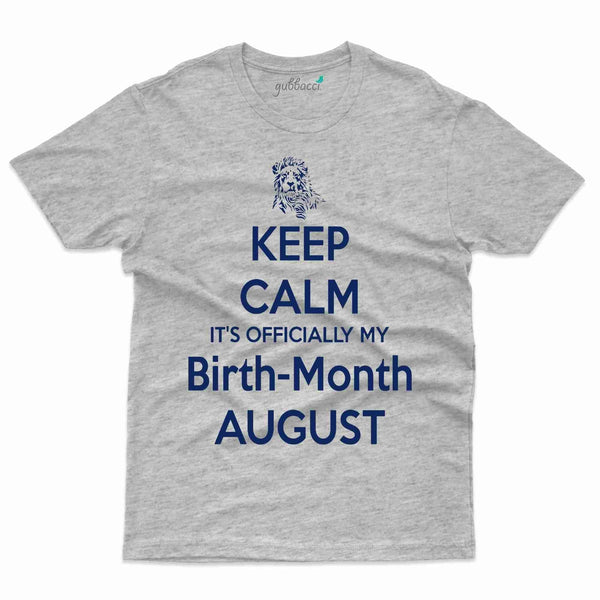 Calm T-Shirt - August Birthday Collection - Gubbacci-India