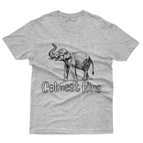 Calmest King T-Shirt - Jim Corbett National Park Collection