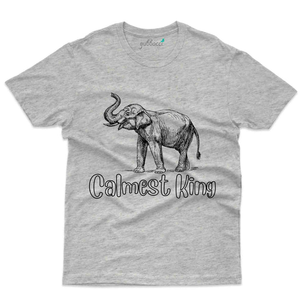Calmest King T-Shirt - Jim Corbett National Park Collection - Gubbacci-India