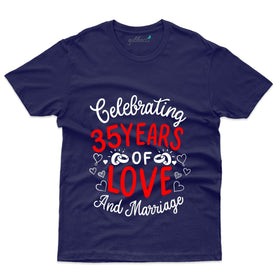 Celebrate 35 Years of Love and Marriage: 35th Anniversary T-Shirts