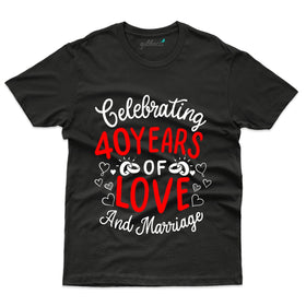 Celebrating 40 Years T-Shirt - 40th Anniversary Collection