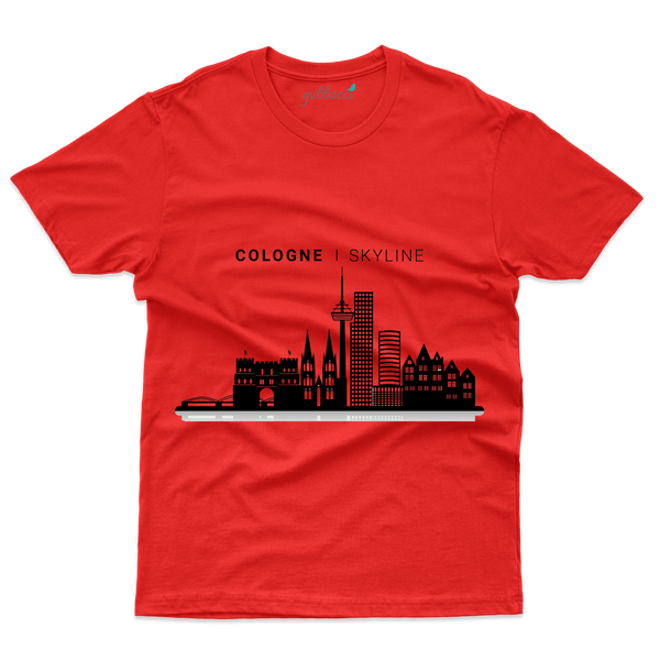 Cologne City T-Shirt - Skyline Collection - Gubbacci-India