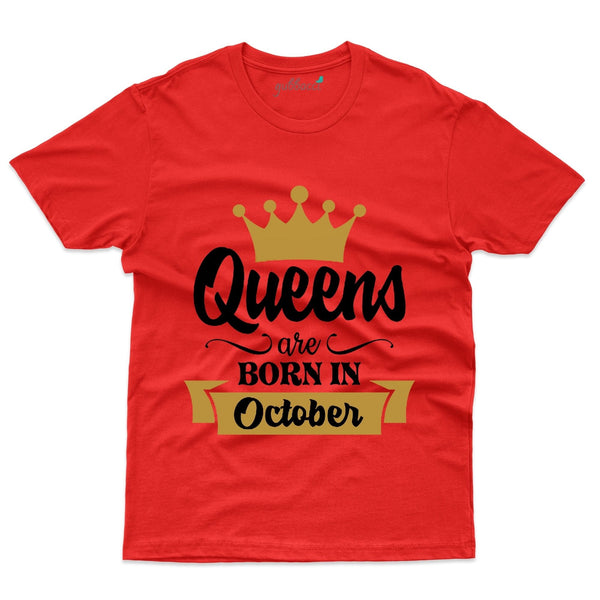 Crown T-Shirt - October Birthday Collection - Gubbacci-India