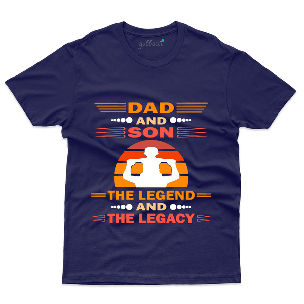 Gubbacci Apparel T-shirt S Dad and Son The Legend T-Shirt - Dad and Son Collection Buy Dad and Son The Legend T-Shirt - Dad and Son Collection