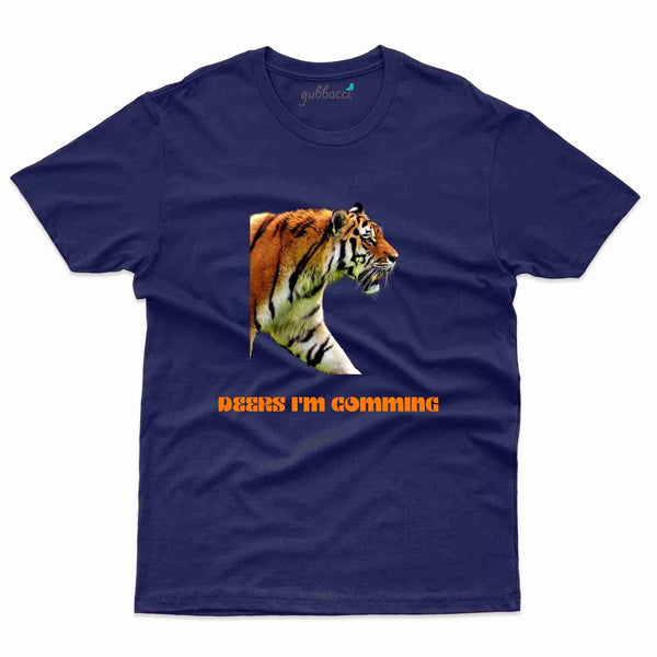 Deers I'm Coming T-Shirt - Kaziranga National Park Collection - Gubbacci-India