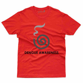 Mosquito Coil Design T-Shirt: Dengue Awareness T-shirts