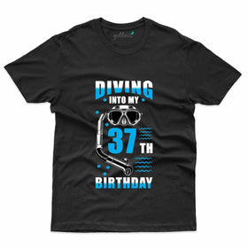 Diving Into my 37 T-Shirt - 37th Birthday Collection