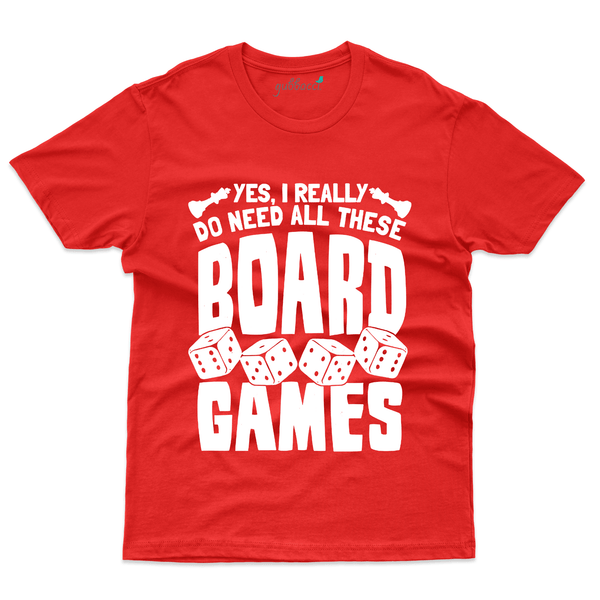 Gubbacci Apparel T-shirt S Do need all these Games T-Shirt - Board Games Collection Buy Do need all these Games T-Shirt - Board Games Collection