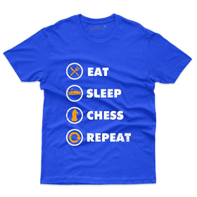 Eat Sleep Chess Repeat T-Shirts - Chess Collection