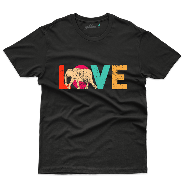Elephant Love T-Shirt - Wild Life Of India - Gubbacci-India