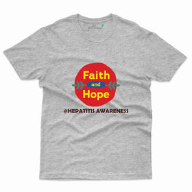 Faith & Hope T-Shirt- Hepatitis Awareness Collection