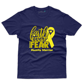 Faith Over Fear T-Shirt - Obesity Awareness Collection