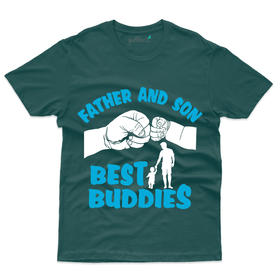 Father and Son Best Buddies T-Shirt - Dad and Son Collection