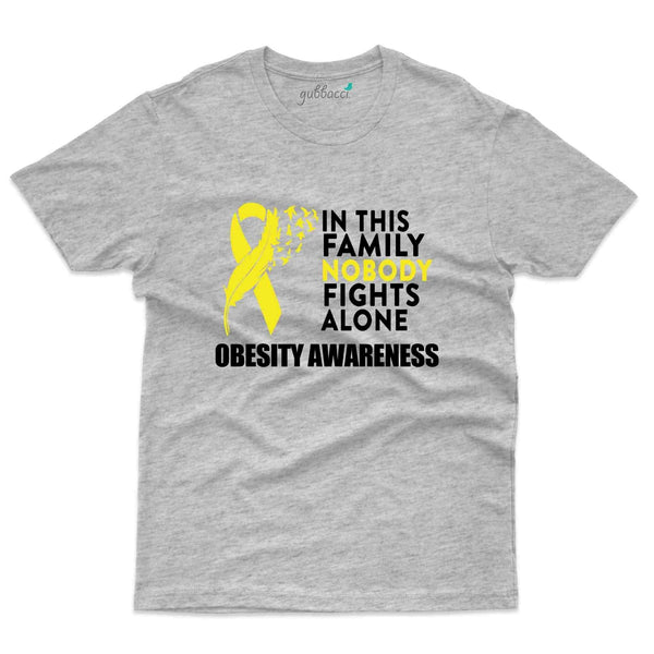 Fight Alone T-Shirt - Obesity Awareness Collection - Gubbacci