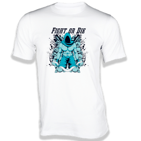 Fight or Die T-Shirt - Premium Skull Collection
