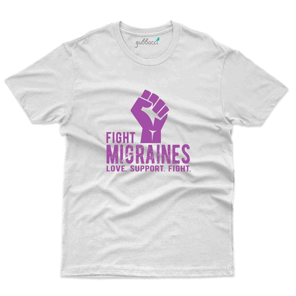 Fight T-Shirt- migraine Awareness Collection - Gubbacci