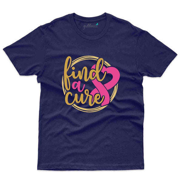 Find A Cure T-Shirt - Breast Collection - Gubbacci-India