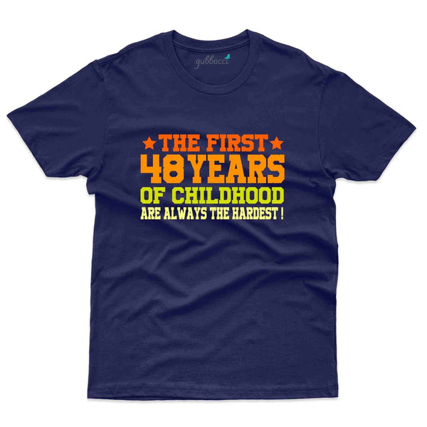 First 48 Years 2 T-Shirt - 48th Birthday Collection - Gubbacci-India