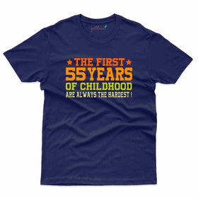 First 55 Years T-Shirt - 55th Birthday Collection