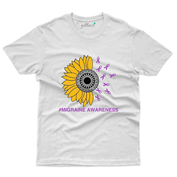 Flower T-Shirt- migraine Awareness Collection - Gubbacci