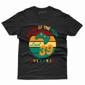 Gamer Of The Year T-Shirt - 39th Birthday Collection