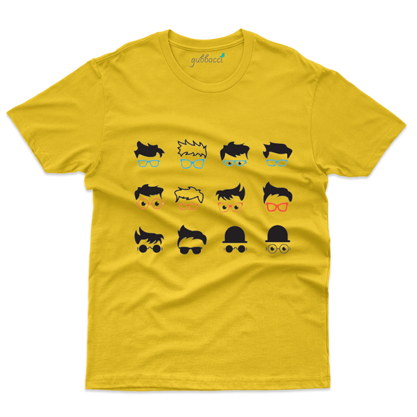 Gubbacci Apparel T-shirt S Geek hairstyle T-Shirt - Geek collection Buy Geek hairstyle T-Shirt - Geek collection 