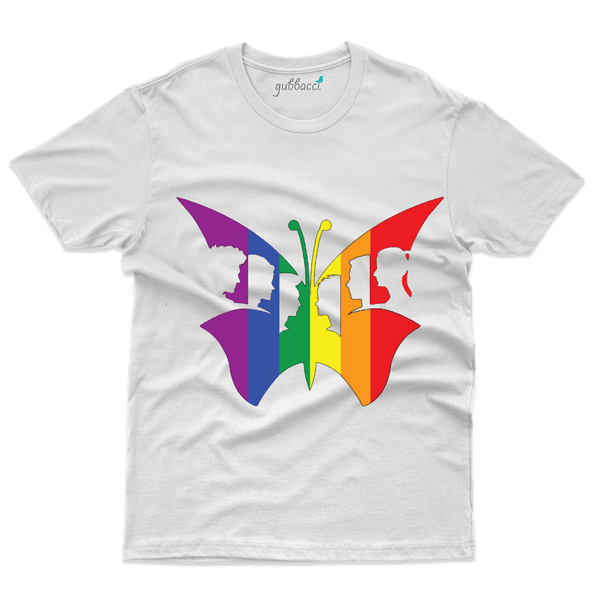 Gender Butterfly T -Shirt - Gender Equality Collection - Gubbacci-India