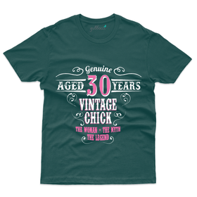 Genuine Aged 30 Years T-Shirt - 30th Birthday Collection
