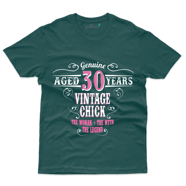 Gubbacci Apparel T-shirt S Genuine Aged 30 Years T-Shirt - 30th Birthday Collection Buy Genuine Aged 30 Years T-Shirt - 30th Birthday Collection