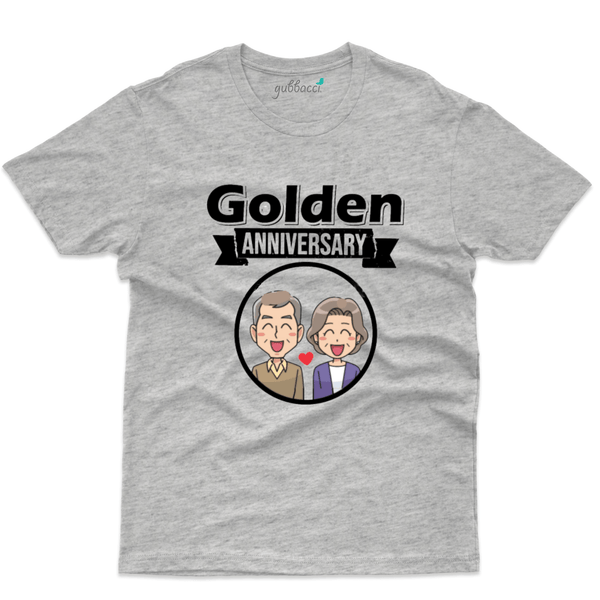 Gubbacci Apparel T-shirt S Golden Anniversary T-Shirt - 50th Marriage Anniversary Buy Golden Anniversary T-Shirt - 50th Marriage Anniversary