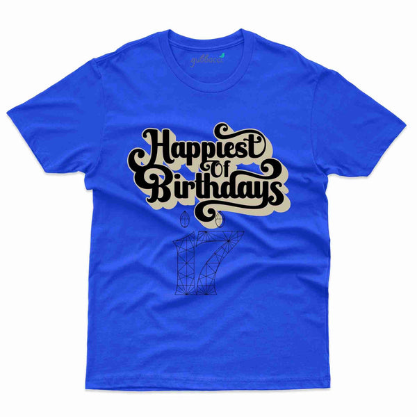 Happiest T-Shirt - 17th Birthday Collection - Gubbacci