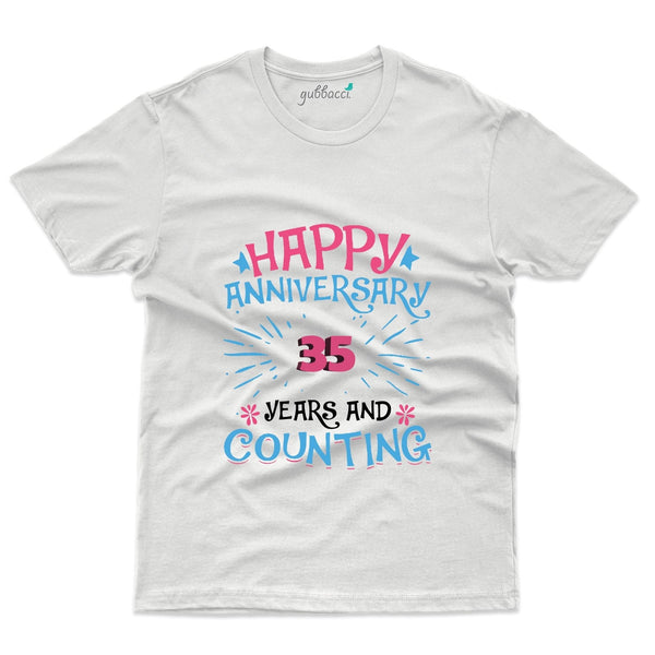 Happy Annivesary T-Shirt - 35th Anniversary Collection - Gubbacci-India