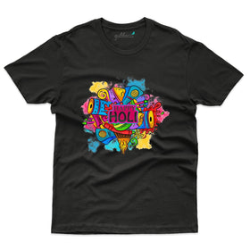 Colorfull Holi Design T-Shirt - Holi T-Shirt Collection