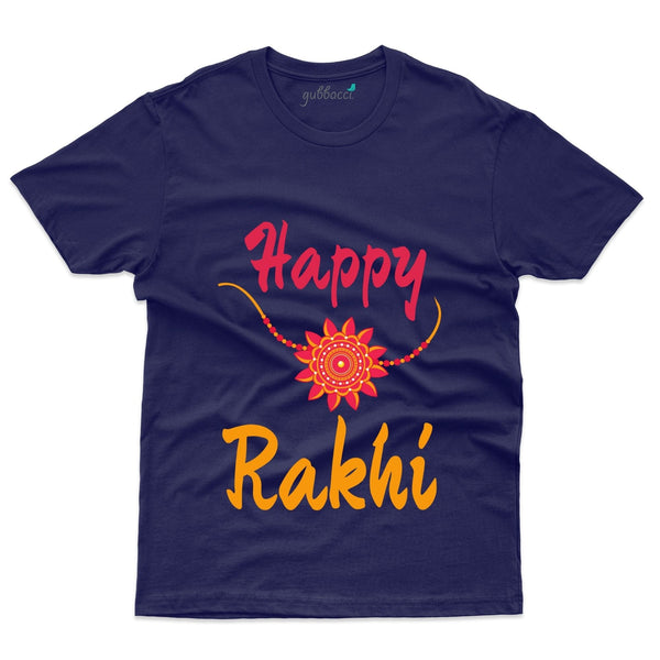 Gubbacci Apparel T-shirt S Happy Rakhi T-Shirt Design - Raksha Bandhan Buy Happy Rakhi T-Shirt Design - Raksha Bandhan