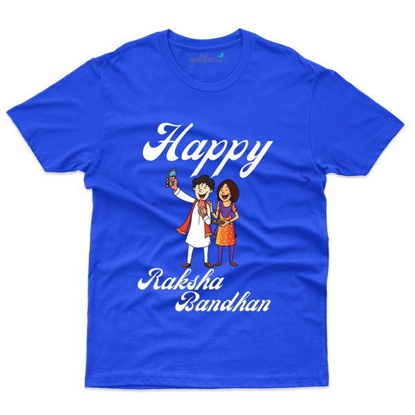 Gubbacci Apparel T-shirt S Happy Raksha Bandhan T-shirt - Raksha Bandhan Buy Happy Raksha Bandhan T-shirt - Raksha Bandhan