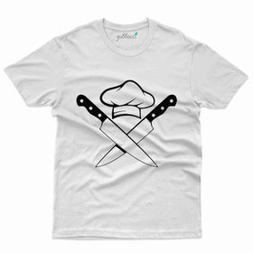 Hat & Knifes T-Shirt - Cooking Lovers Collection