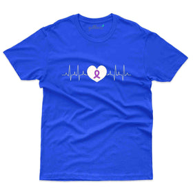 Heart Beat 2 T-Shirt- migraine Awareness Collection