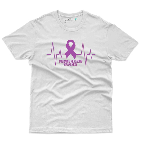 Heart Beat T-Shirt- migraine Awareness Collection - Gubbacci